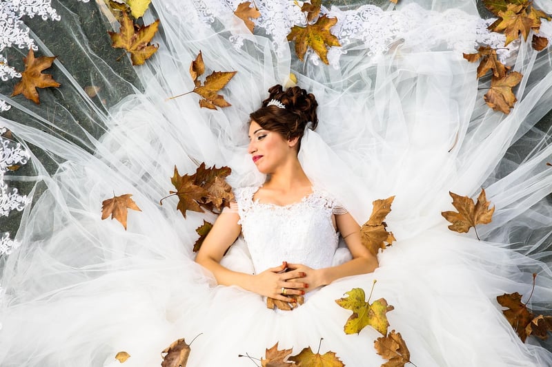 Statement Sleeves Wedding Dress